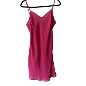 Lauren Ralph Lauren Sheer Pink Slip Dress Lingerie Petite Sz 6P